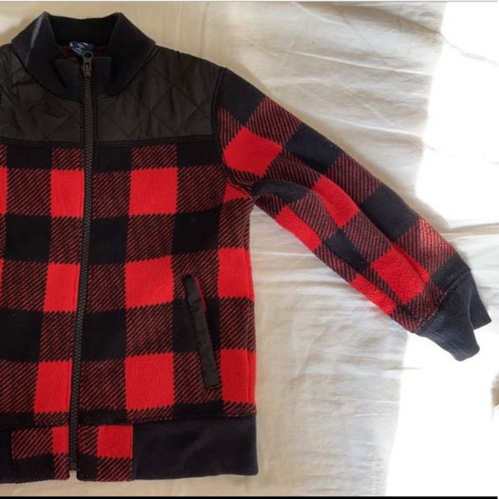 Baby gap boys plaid pullover